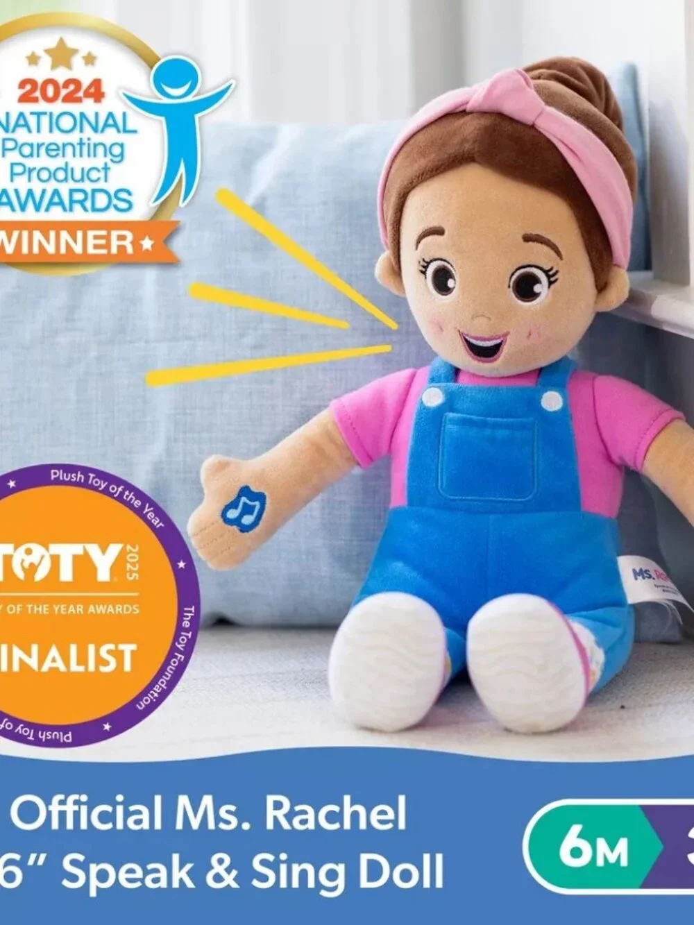Ms. Rachel Speak & Sing Doll - SKU #T0083